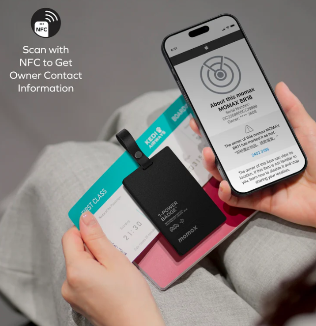 1-Power Badge+ Emergency Power Bank With Find My Locator