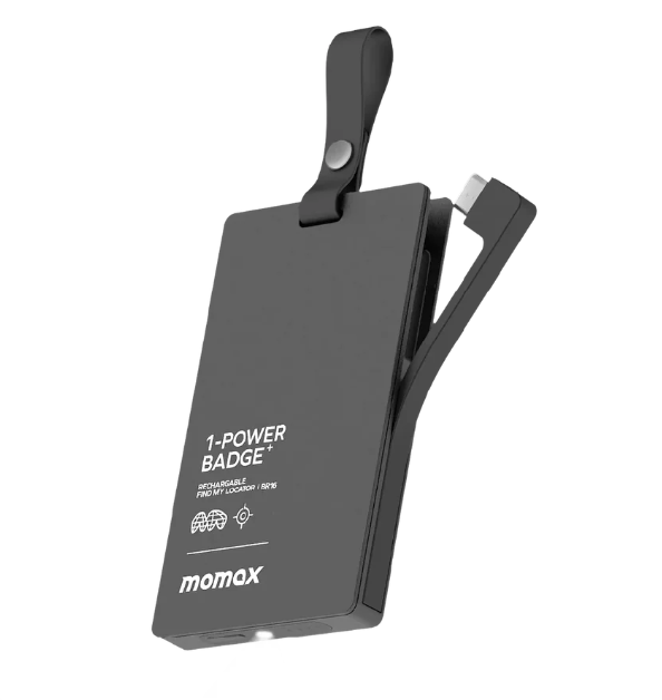 1-Power Badge+ Emergency Power Bank With Find My Locator